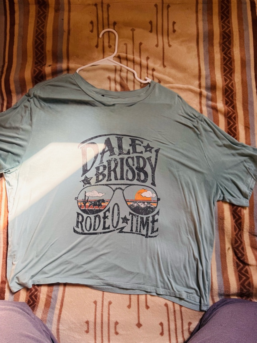 Rodeo Time Short Sleeve Tee - Sage Green